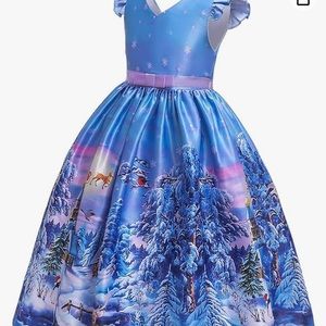 Girls Christmas dress size 10-12
